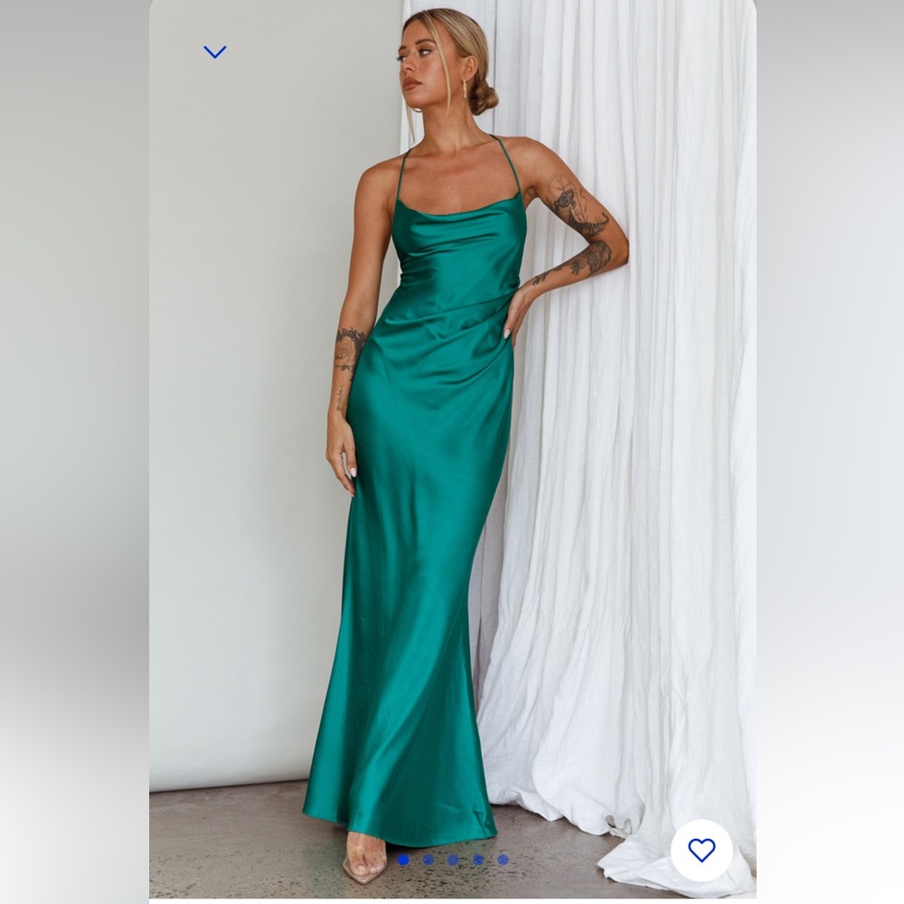 Selfie Leslie Palma Low Back Strappy Maxi Dress